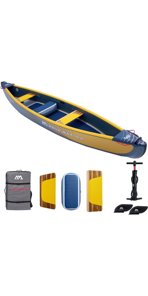 2026 Aqua Marina Canoa Tomahawk AIR-C De Alta Presión Y Velocidad Para 2-3 Personas 46346